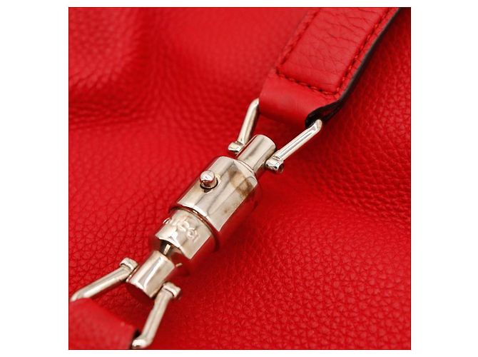 Gucci Jackie 1961 Bolso Hobo de piel roja - vista 7