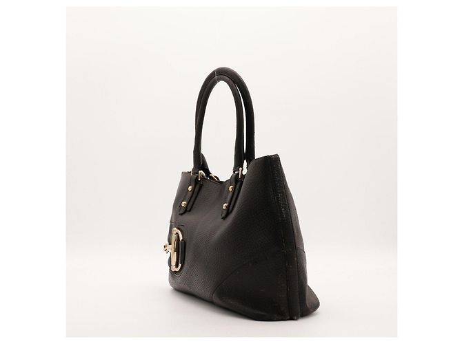 Gucci Borsa Tote Horsebit Pelle Nera Nero - vista 2