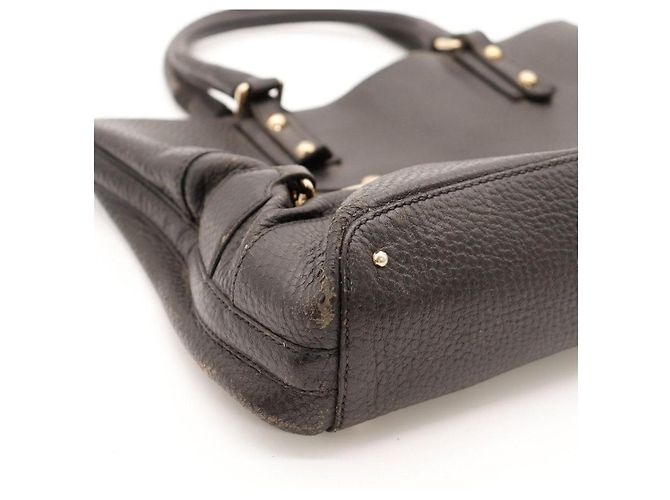 Gucci Borsa Tote Horsebit Pelle Nera Nero - vista 8