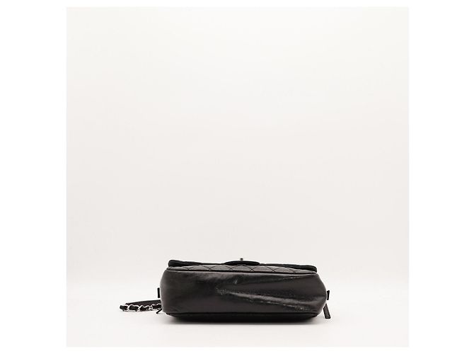 Borsa Chanel Classic Flap in pelle nera Nero - vista 5