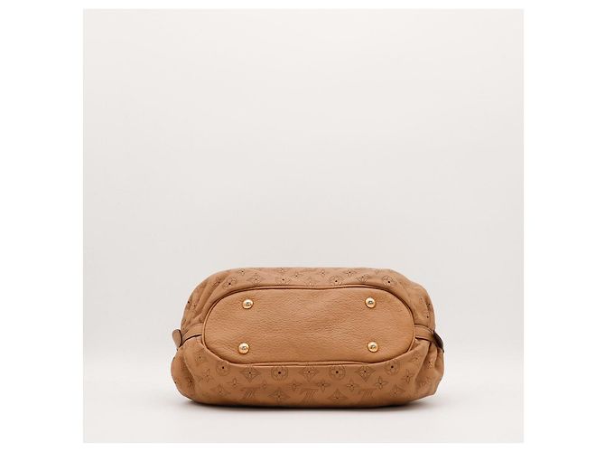 Louis Vuitton Borsa a tracolla in pelle traforata Monogram Marrone - vista 5