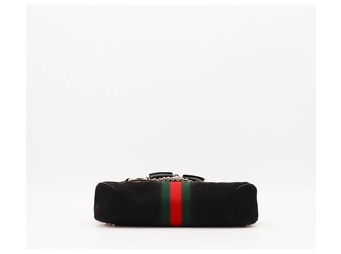 Gucci Borsa Hobo in Tela Monogram Horsebit Marrone Monogramma - vista 5
