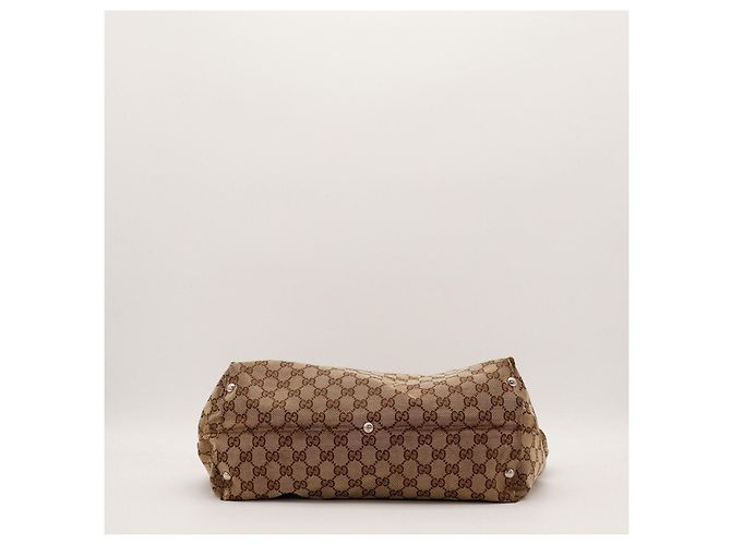 Gucci Borsa Tote in Tela Monogramma GG Marrone Beige - vista 5