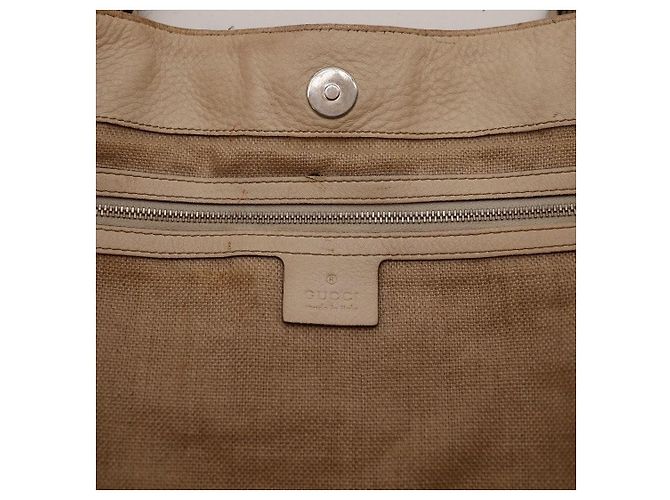 Gucci Borsa Tote in Tela Monogramma GG Marrone Beige - vista 8