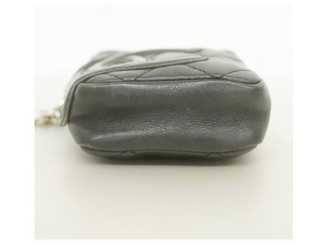 Chanel Cambon Lambskin Cigarette Case Black - view 3