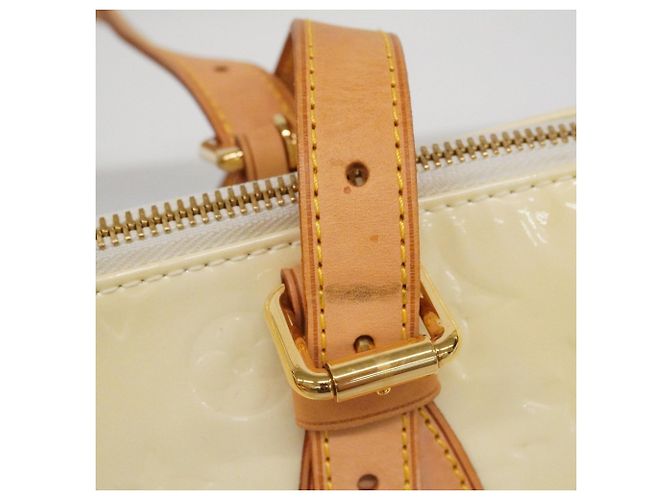 Borsa a tracolla Louis Vuitton Vernis Rosewood Avenue Bianco - vista 9