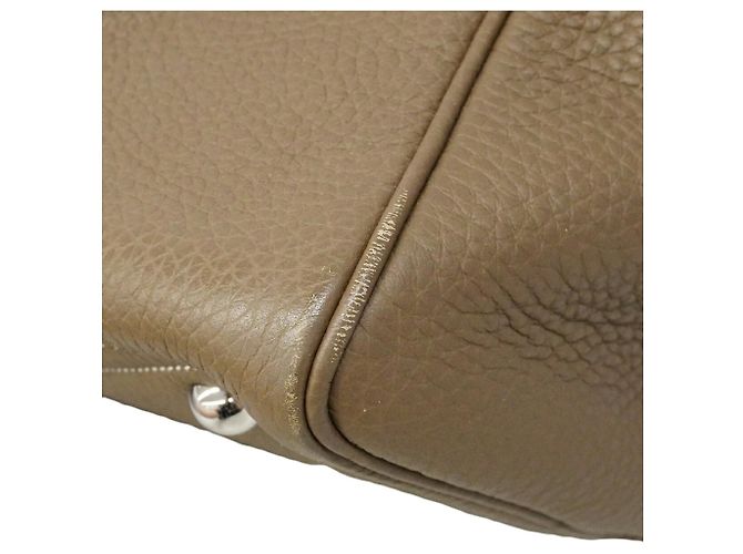 Hermès Borsa Hermes Victoria 35 Taupe - vista 7