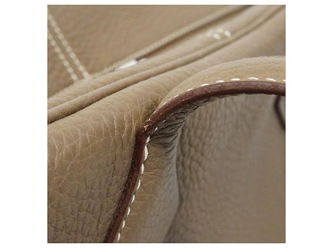 Hermès Borsa Hermes Victoria 35 Taupe - vista 8