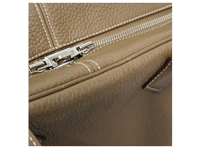 Hermès Borsa Hermes Victoria 35 Taupe - vista 9