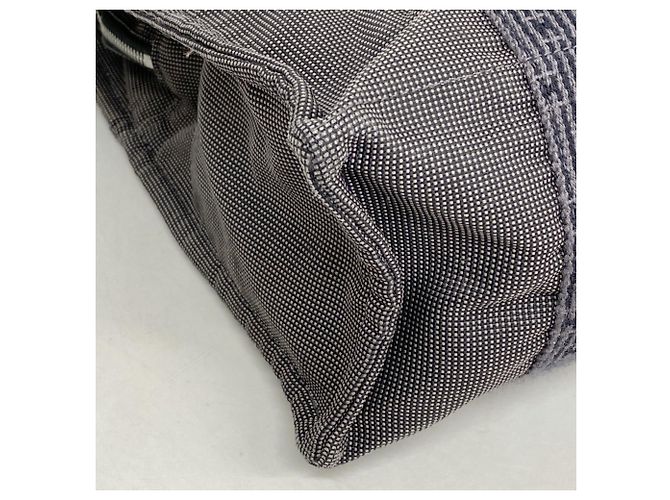 Hermès Hermes Gray Canvas Backpack Brown - view 6
