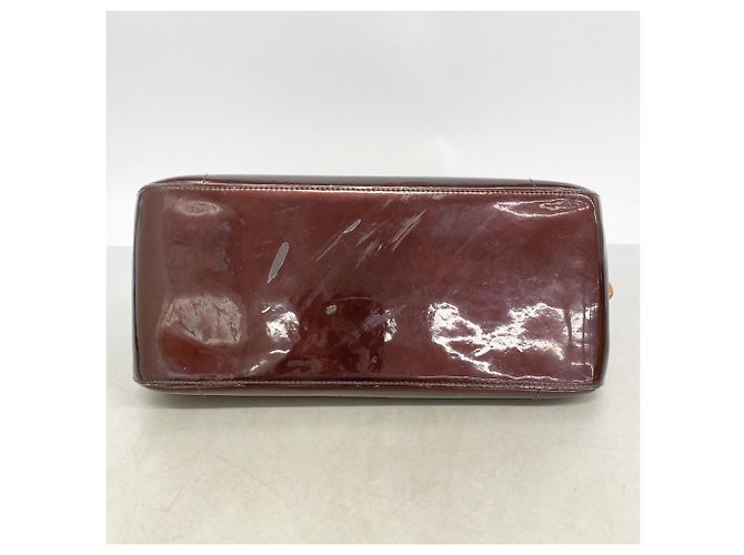 Borsa a tracolla Louis Vuitton Vernis Rosewood Avenue Bordò - vista 3