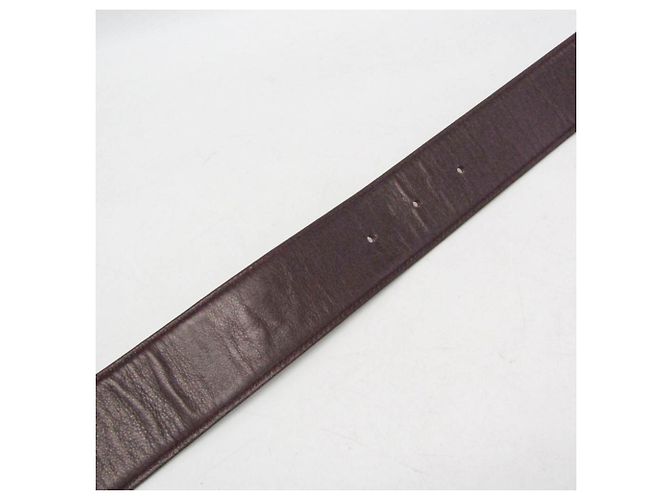 Chanel Coco Mark Kettenverschluss Damen Ledergürtel Bordeaux - Ansicht 12
