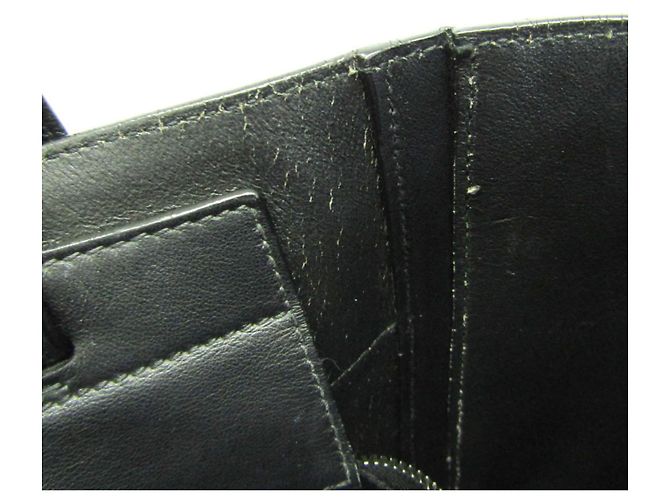 Tote Prada Ouverture Lederschultertasche Braun Schwarz - Ansicht 14