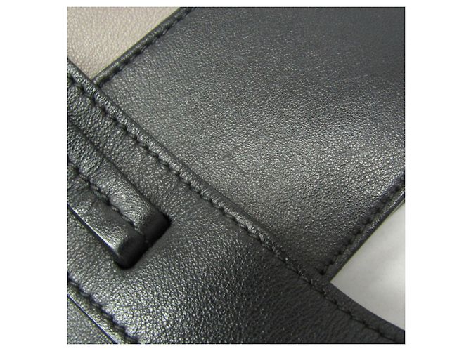 Tote Prada Ouverture Lederschultertasche Braun Schwarz - Ansicht 9