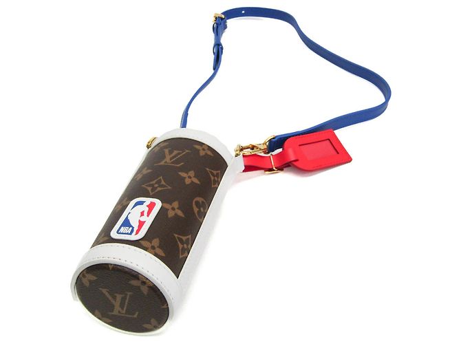 Louis Vuitton Monogram NBA Kooperation Flaschenhalter Braun Weiß Blau - Ansicht 14