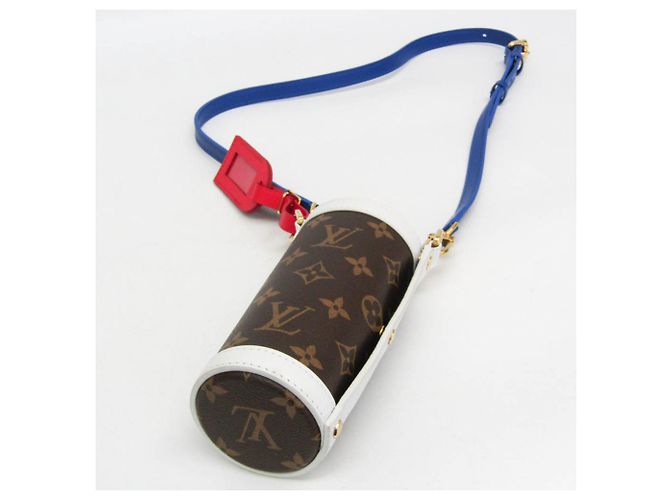 Louis Vuitton Monogram NBA Kooperation Flaschenhalter Braun Weiß Blau - Ansicht 2