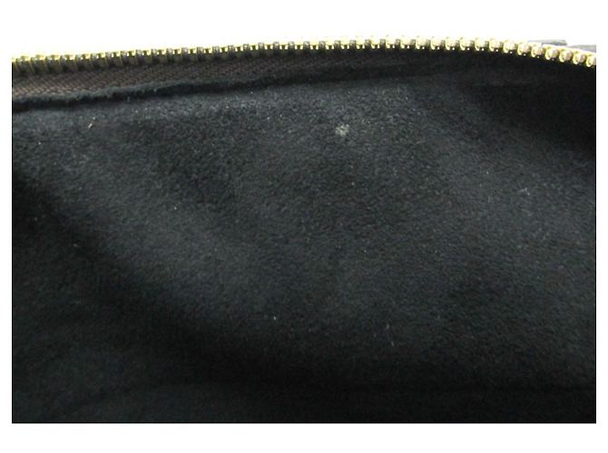 Borsa Louis Vuitton Monogram Macassar Retiro Marrone Nero - vista 16