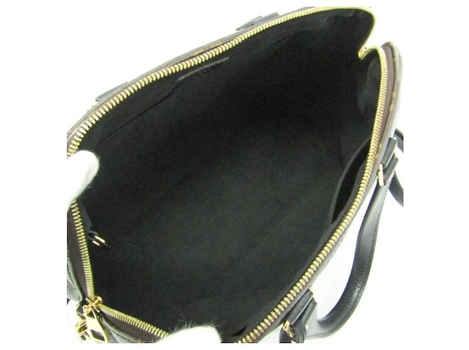 Borsa Louis Vuitton Monogram Macassar Retiro Marrone Nero - vista 3