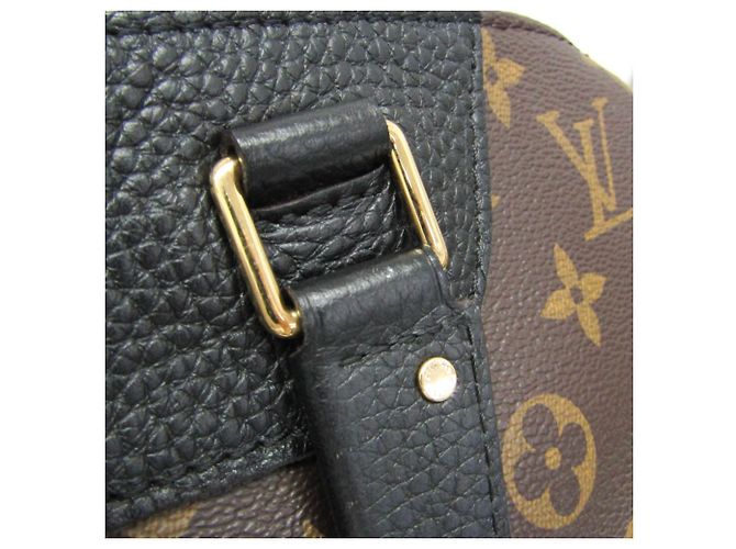 Borsa Louis Vuitton Monogram Macassar Retiro Marrone Nero - vista 8