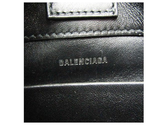 Portacellulare Balenciaga Everyday 596564 Nero Bianco - vista 10