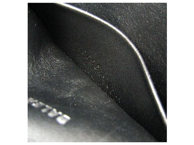 Portacellulare Balenciaga Everyday 596564 Nero Bianco - vista 11