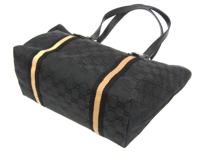 Borsa Tote Gucci Sherry Line Nero - vista 2