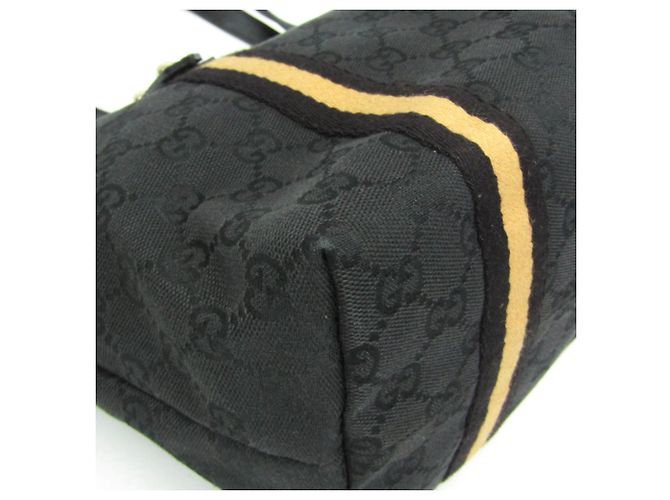 Borsa Tote Gucci Sherry Line Nero - vista 4