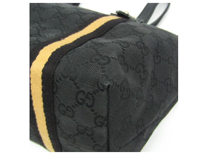 Borsa Tote Gucci Sherry Line Nero - vista 5