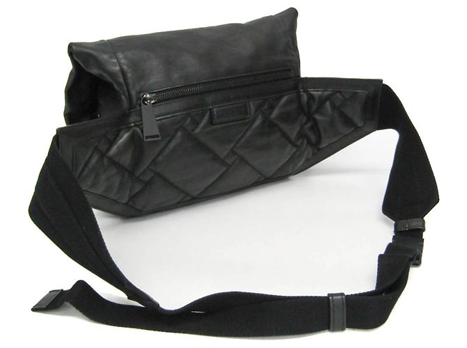 Sac banane en cuir perforé Bottega Veneta - vue 3