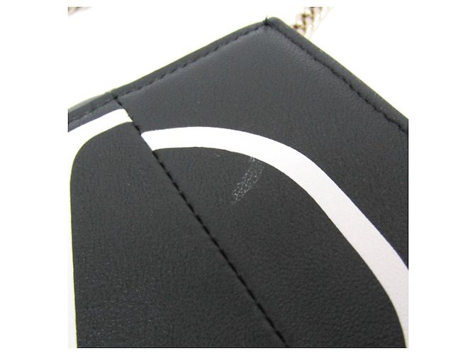 Mini borsa a tracolla e pochette per telefono Valentino Garavani V Logo Chain Nero - vista 11