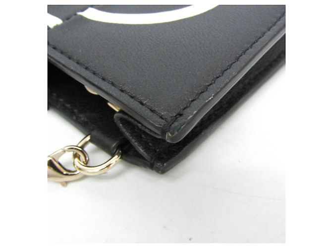 Mini borsa a tracolla e pochette per telefono Valentino Garavani V Logo Chain Nero - vista 12
