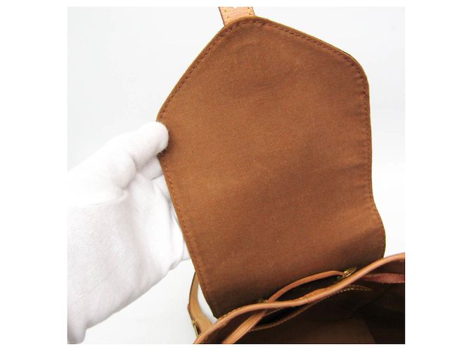 Zaino Louis Vuitton Monogram Montsouris MM Marrone - vista 14