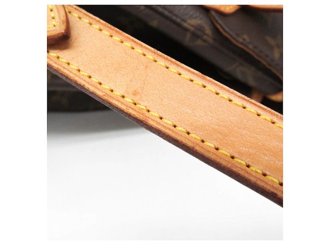 Zaino Louis Vuitton Monogram Montsouris MM Marrone - vista 8