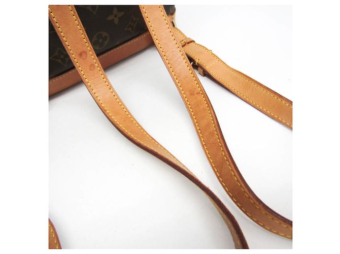 Zaino Louis Vuitton Monogram Montsouris MM Marrone - vista 9