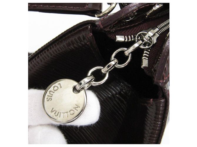 Borsa da donna Louis Vuitton Epi Electric Blair MM Bordò - vista 12