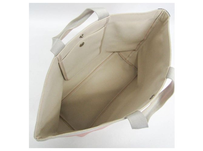 Autre Marque Borsa tote in tela da donna Hervé Chapelier Argento Rosa - vista 3