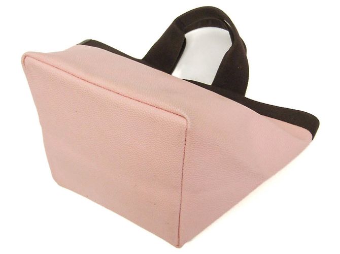 Autre Marque Borsa tote in tela GP da donna Hervé Chapelier Marrone Rosa - vista 2