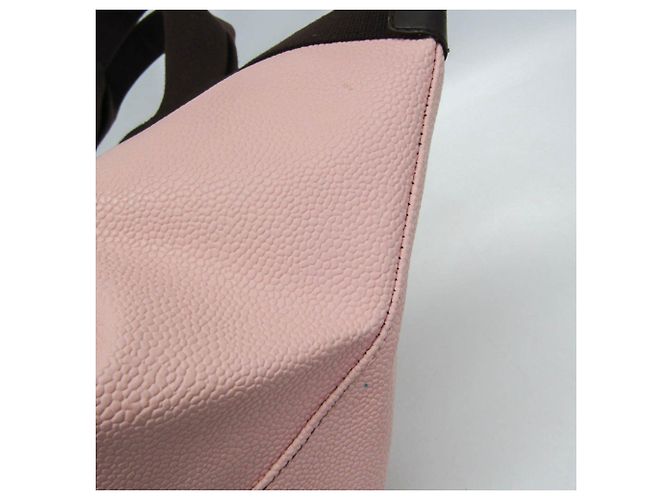 Autre Marque Borsa tote in tela GP da donna Hervé Chapelier Marrone Rosa - vista 6