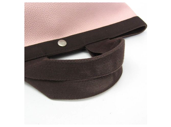 Autre Marque Borsa tote in tela GP da donna Hervé Chapelier Marrone Rosa - vista 8