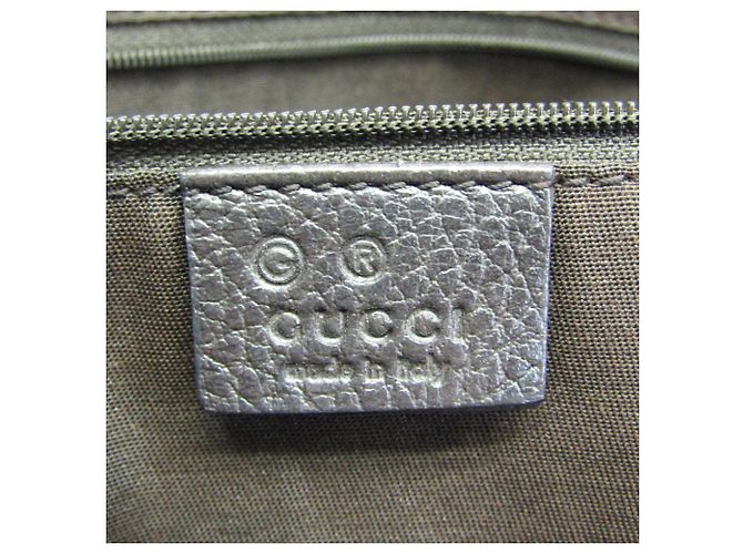 Borsa Tote Gucci GG Crystal Abby Marrone Beige - vista 9