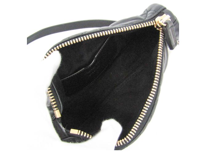 Borsa Hobo Christian Dior Dior Vibe Nero Bianco - vista 3