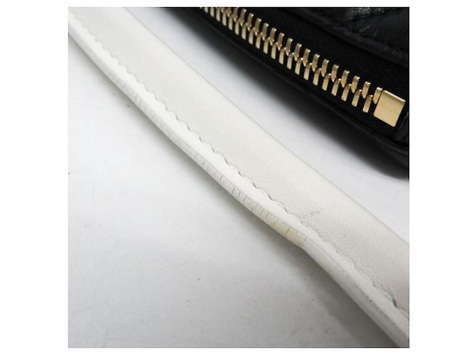Borsa Hobo Christian Dior Dior Vibe Nero Bianco - vista 7