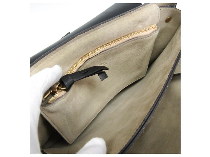 Bolsa de ombro Chloé Faye em couro e camurça tamanho Medium Marrom Preto - vista 10