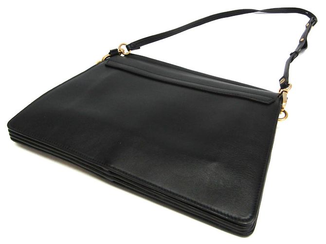 Bolsa de ombro Chloé Faye em couro e camurça tamanho Medium Marrom Preto - vista 2