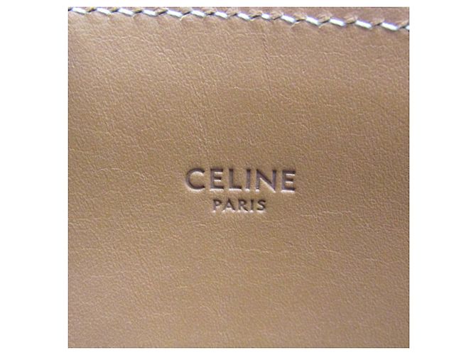 Cabas Céline Bolso Tote y de Hombro Vertical Celine Large Blanco roto Marrón claro - vista 15