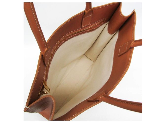Cabas Céline Bolso Tote y de Hombro Vertical Celine Large Blanco roto Marrón claro - vista 3