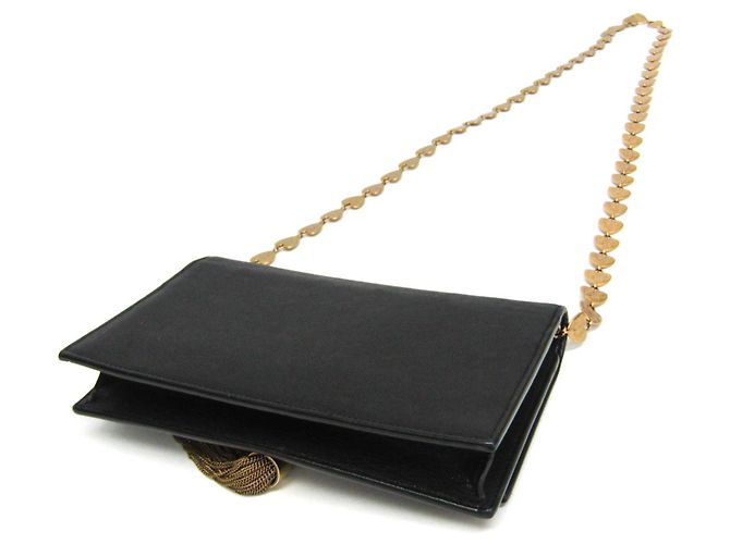 Borsa a tracolla Yves Saint Laurent Kate Tassel Chain Nero D'oro - vista 2