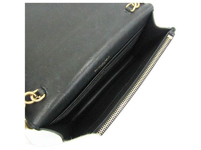Borsa a tracolla Yves Saint Laurent Kate Tassel Chain Nero D'oro - vista 3
