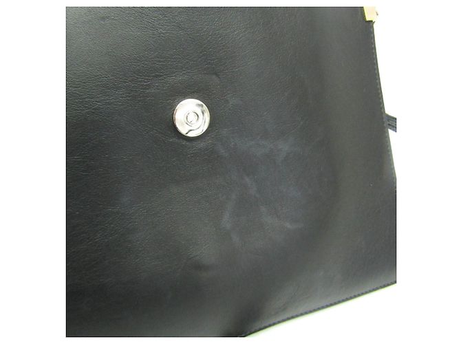 Borsa a tracolla Chloé Faye Medium in pelle e scamosciato Nero - vista 9