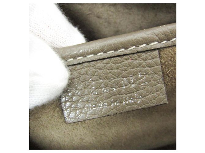 Céline Celine Luggage Nano Lederhandtasche für Damen Grau - Ansicht 18